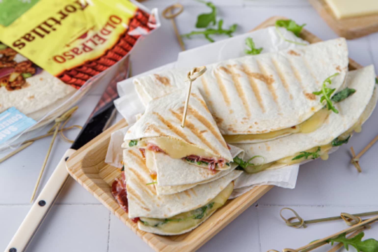 Quesadillas lendemain de raclette